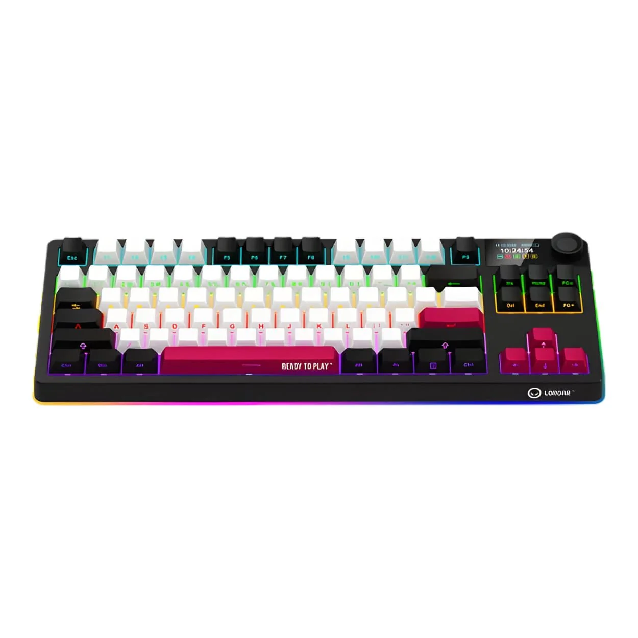 Lorgar KBP70TKLW Wireless TKL Mechanical Gaming Keyboard Pro Black and Red LRG-KBP70TKLW-BK-US - Image 7