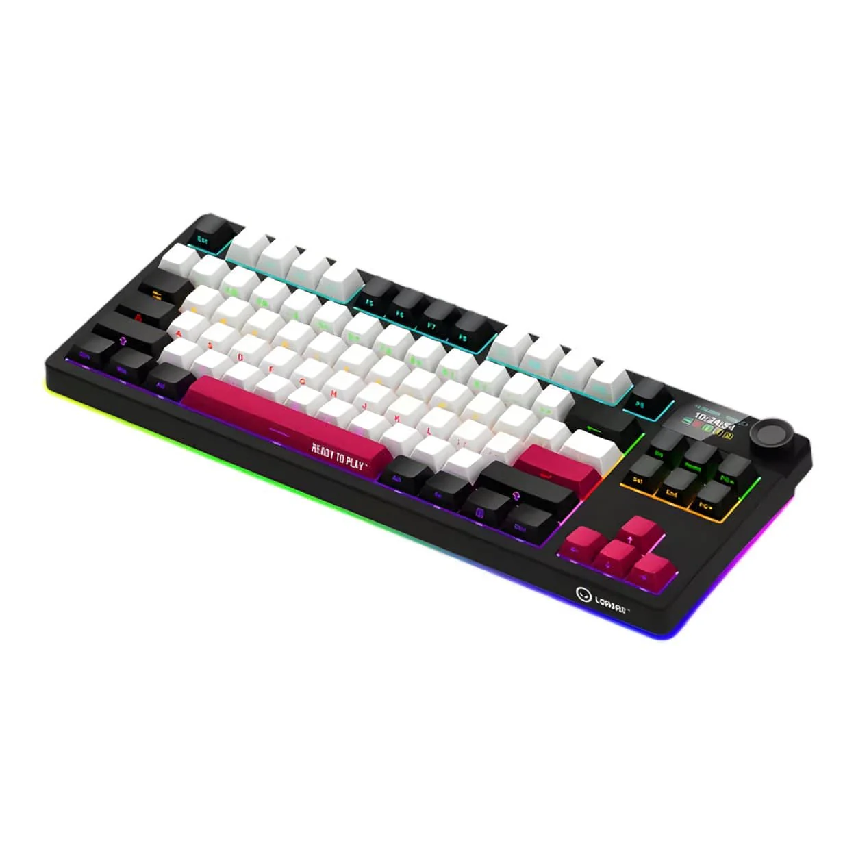 Lorgar KBP70TKLW Wireless TKL Mechanical Gaming Keyboard Pro Black and Red LRG-KBP70TKLW-BK-US - Image 8