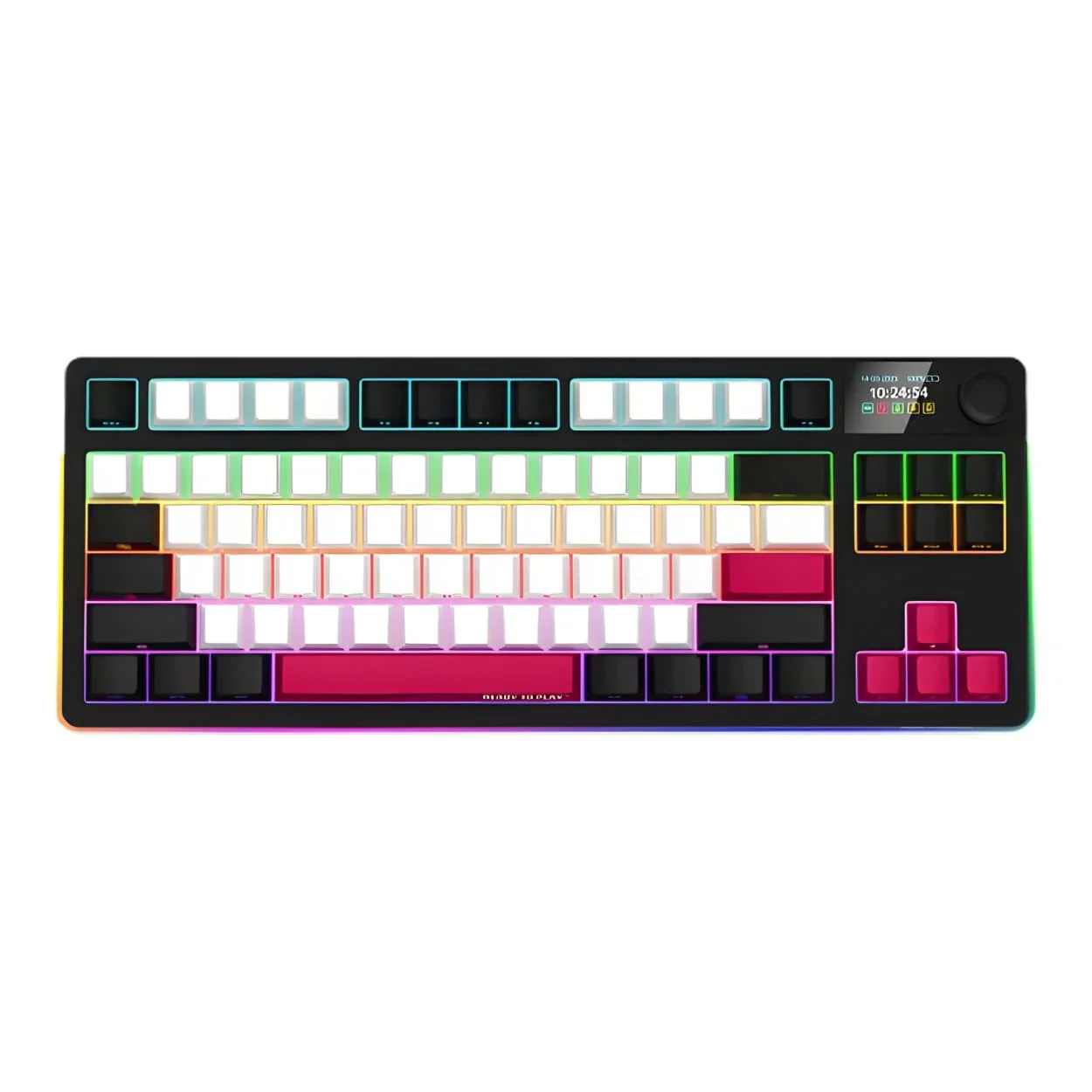 Lorgar KBP70TKLW Wireless TKL Mechanical Gaming Keyboard Pro Black and Red LRG-KBP70TKLW-BK-US - Image 9