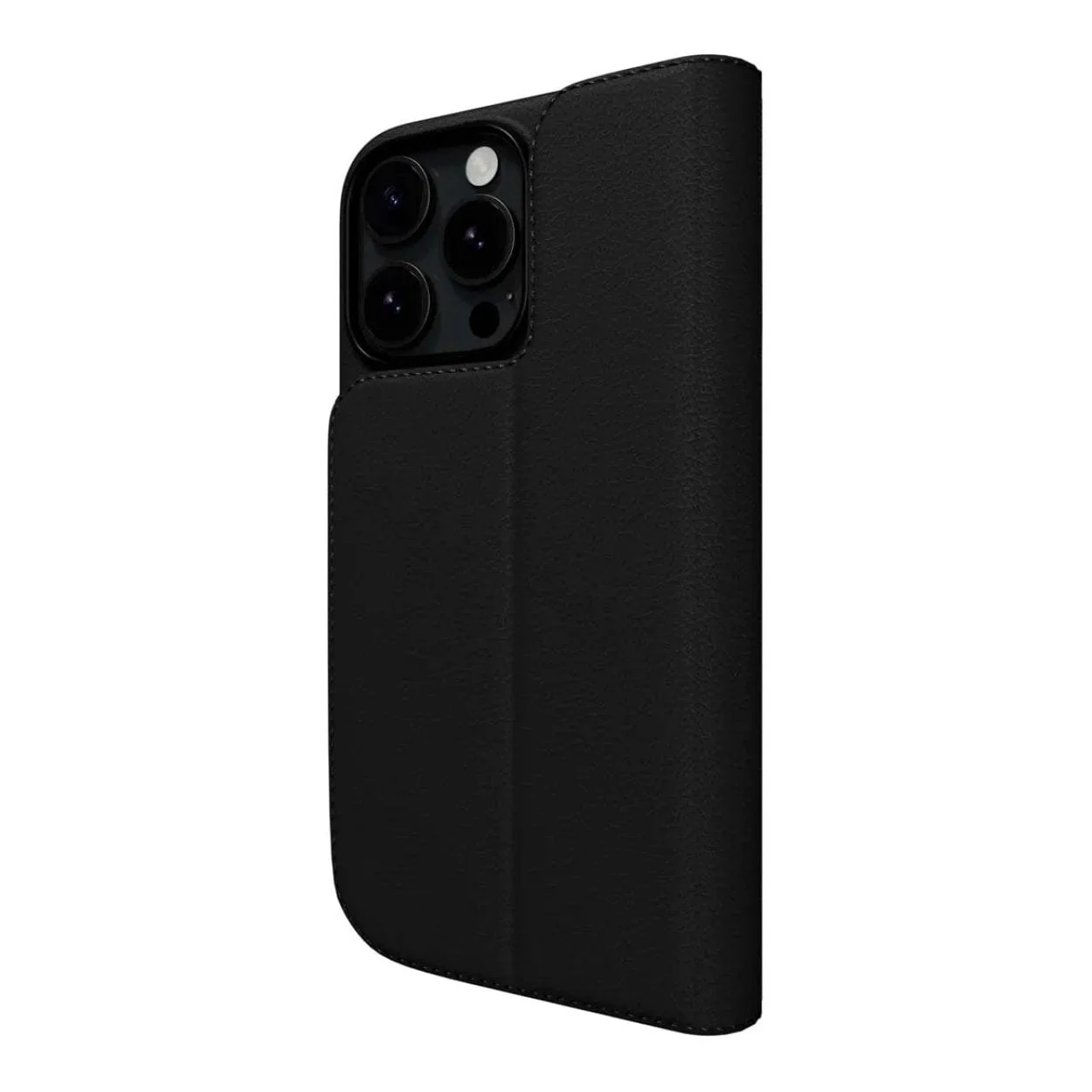 MagEasy Card Folio M Flip Leather Phone Case for iPhone 16 Pro - Black MPH66P263BK24 - Image 4