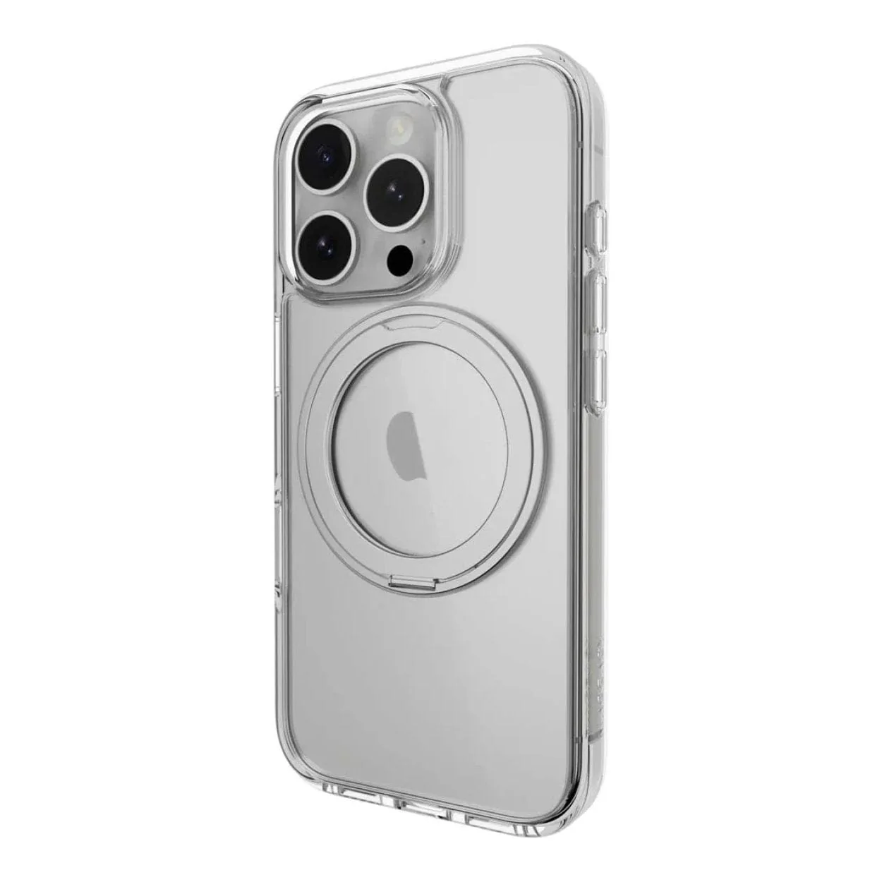 MagEasy MagStand 360 M Protective Phone Case for iPhone 16 Pro - Transparent - Image 3