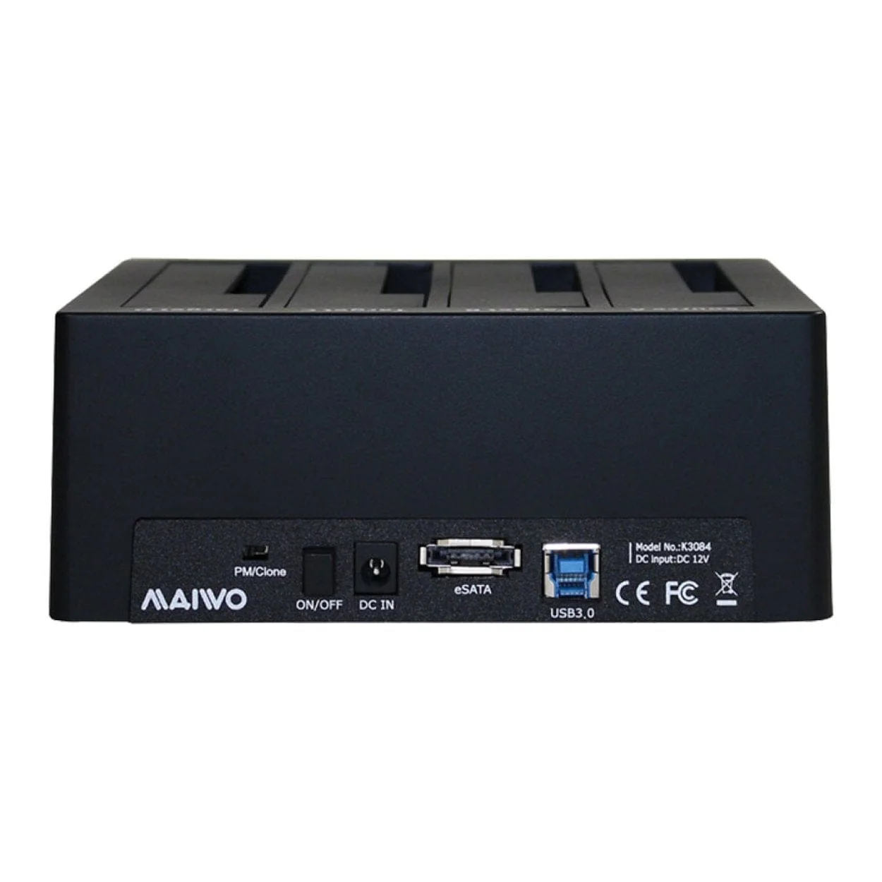 Maiwo K3084 4-bay SATA USB 3.0 Hard Drive Docking Station - Image 7