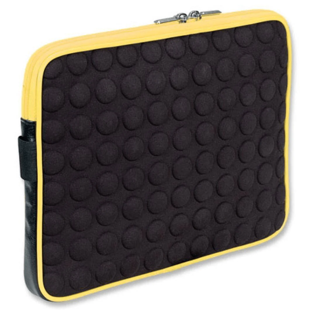 Manhattan 10.1-inch Tablet Sleeve Case Black and Yellow 439619