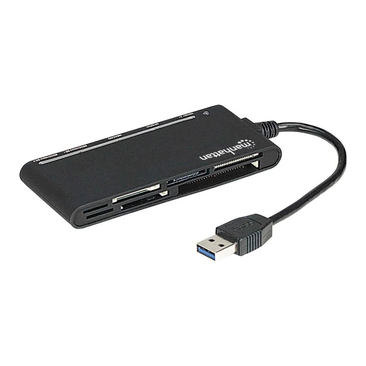 Manhattan 62-in-1 to Type-A Multi-Card Reader Black 101653 - Image 2