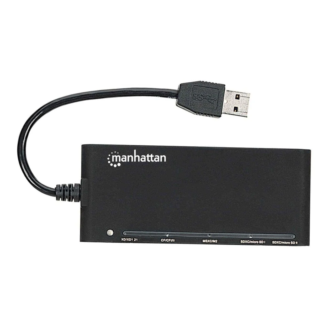 Manhattan 62-in-1 to Type-A Multi-Card Reader Black 101653 - Image 3