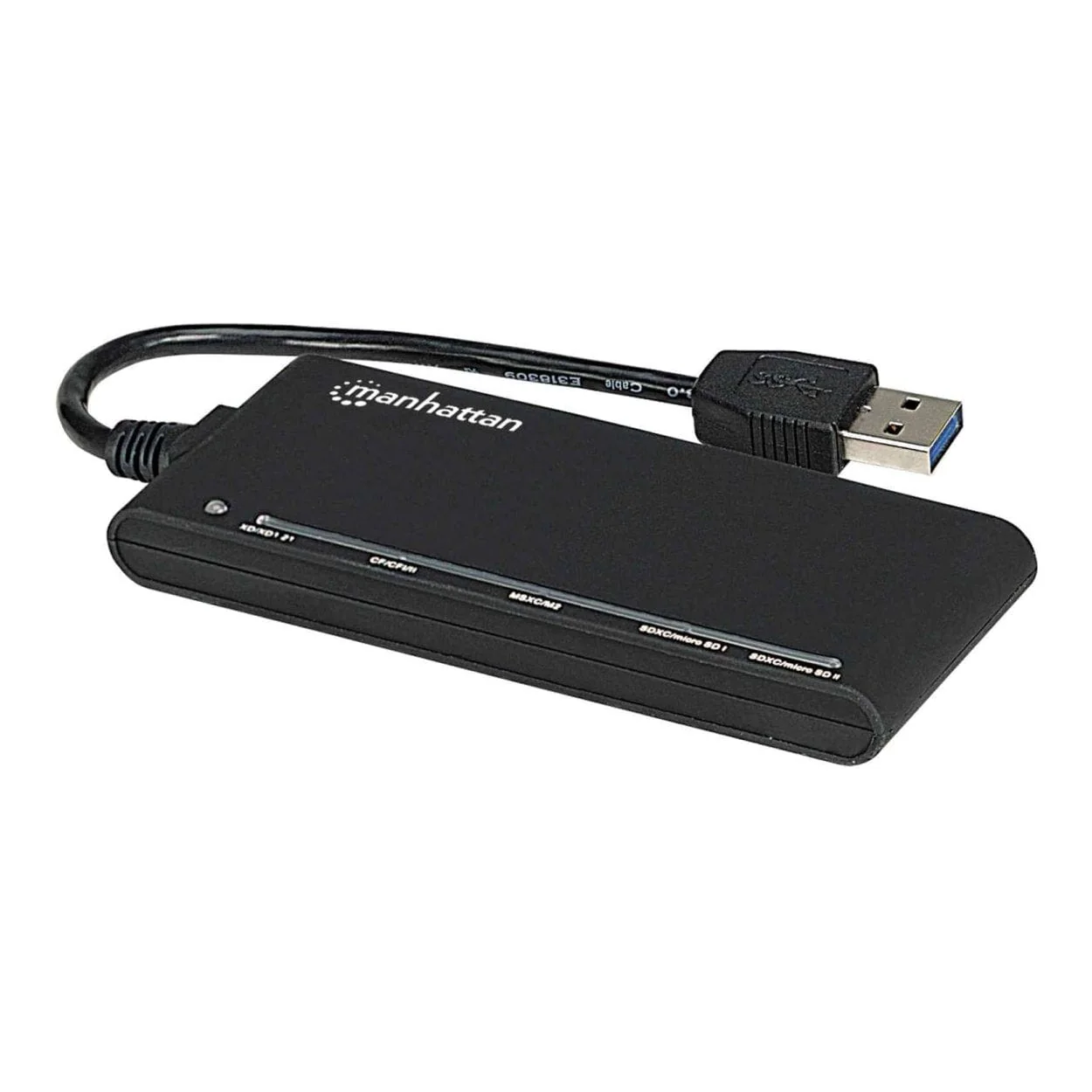 Manhattan 62-in-1 to Type-A Multi-Card Reader Black 101653 - Image 4