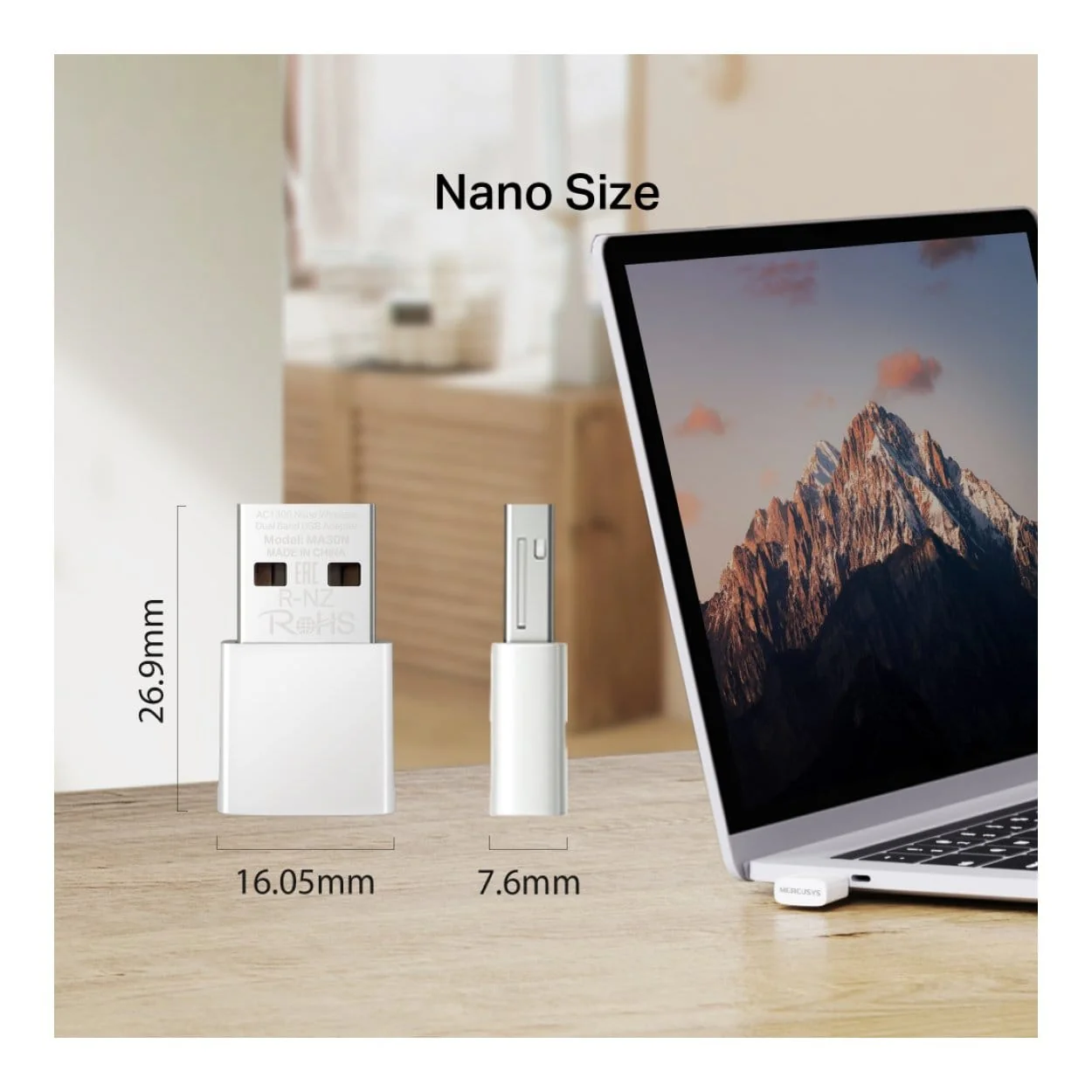 Mercusys AC1300 Nano Wireless USB Dongle MA30N - Image 3