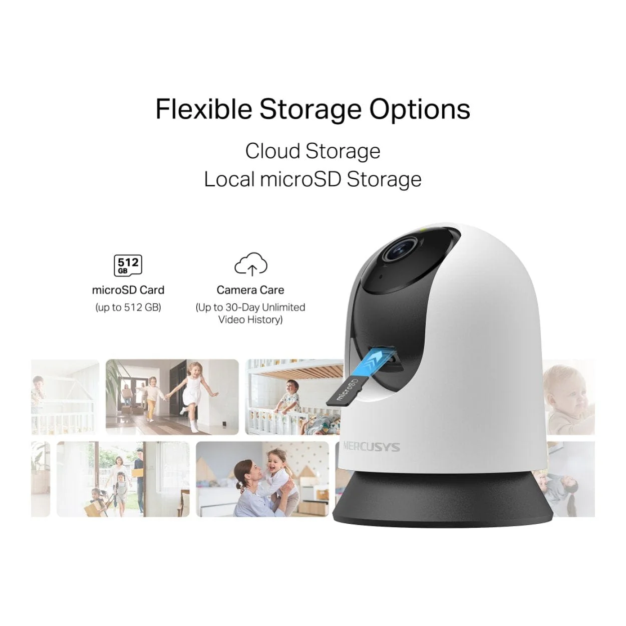 Mercusys MC200 Pan/Tilt Home Security Wi-Fi Camera - Image 7