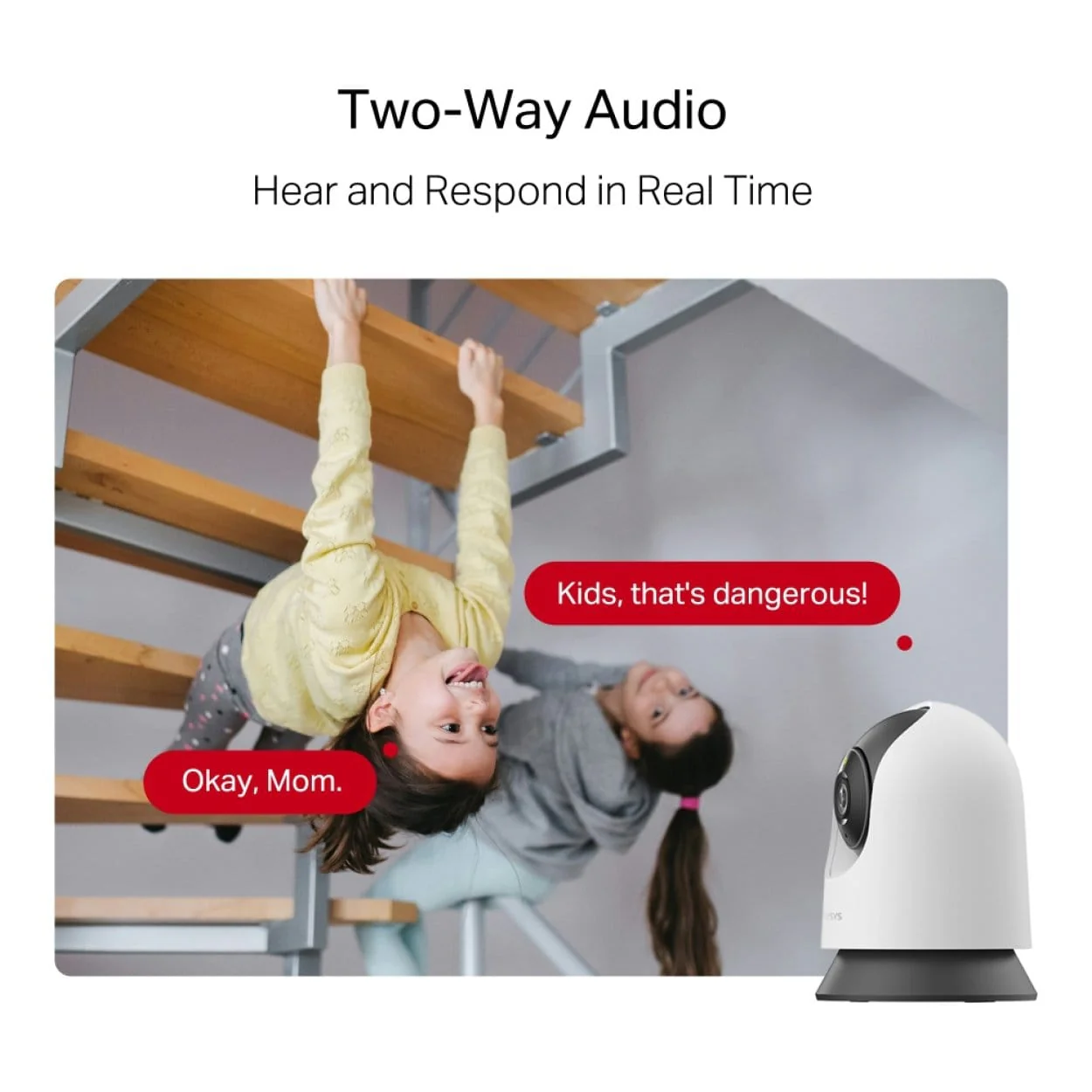 Mercusys MC210 2K 3MP Wi-Fi Pan/Tilt Home Security Camera - Image 6