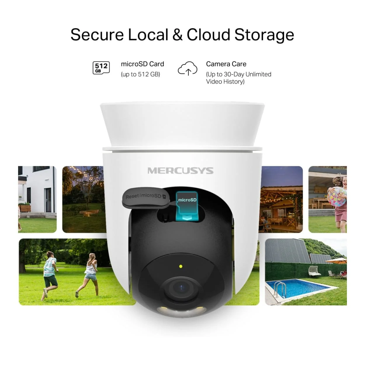 Mercusys MC510 Outdoor Pan/Tilt Security Wi-Fi Camera - Image 7