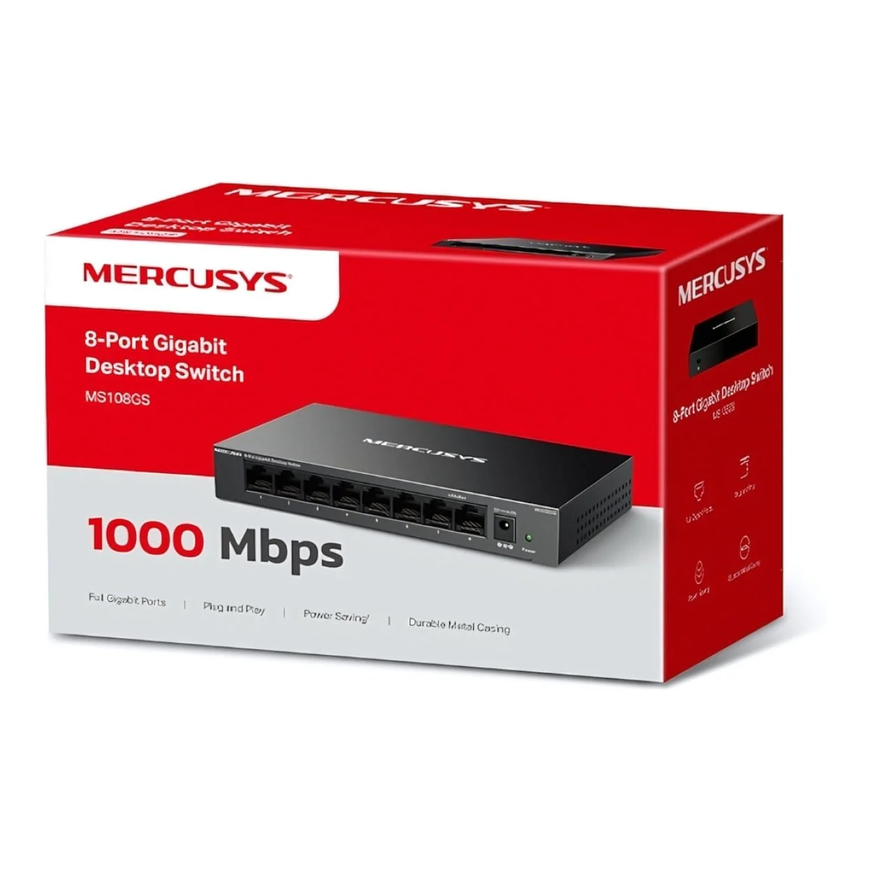 Mercusys MS108GS 8-port Gigabit Desktop Switch - Image 6