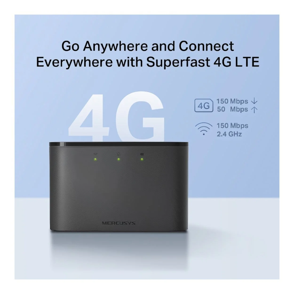 Mercusys MT110 Mifi Portable Wi-Fi 4G LTE Router - Image 5