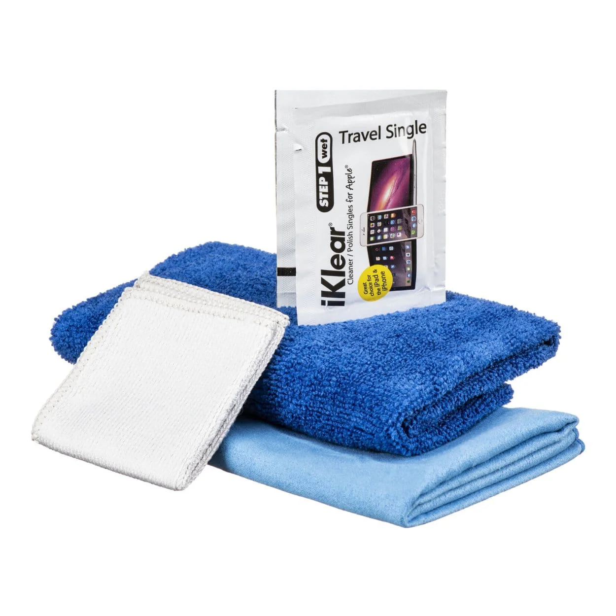 Meridrew iKlear Microfiber Chamois & Terry Polishing Cloth Combo IK-MK-COM - Image 2
