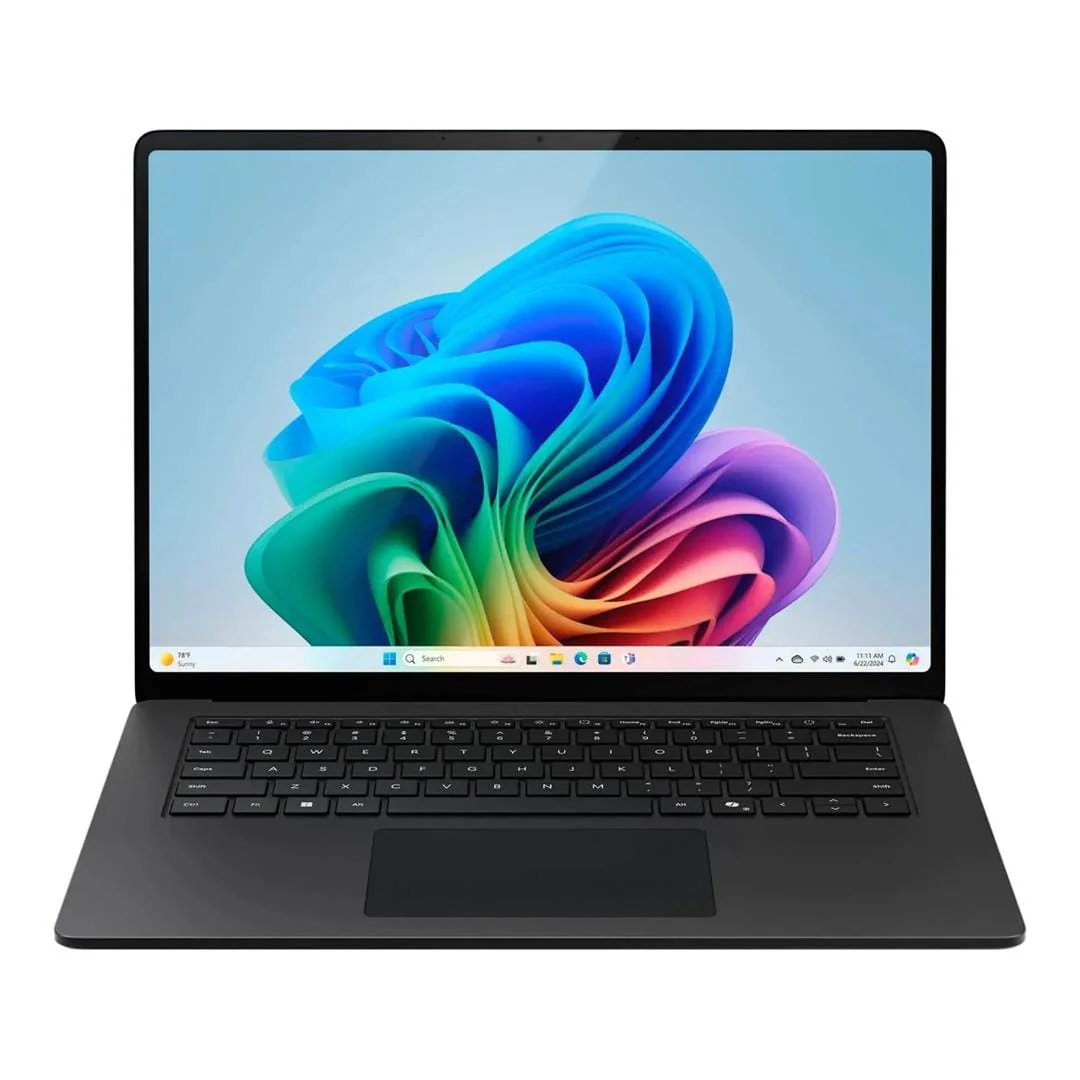 Microsoft Surface 7 15-Inch PixelSense AI Laptop - Snapdragon X Elite 512GB SSD 16GB RAM Win 11 Pro Black
