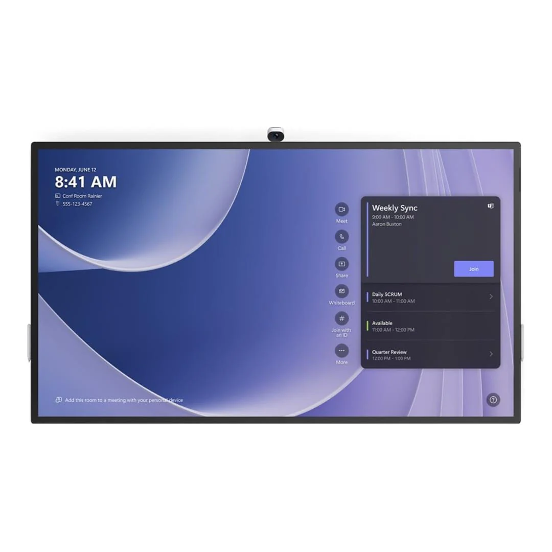 Microsoft Surface Hub 3 85-Inch 4K UHD Interactive Large Format Display Platinum VY7-00010