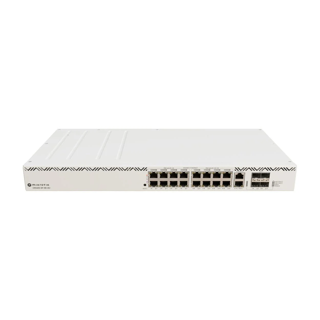 MikroTik CRS320 16-port GbE PoE++ Cloud Router Switch with 4x SFP+ Ports CRS320-8P-8B-4S+RM - Image 2
