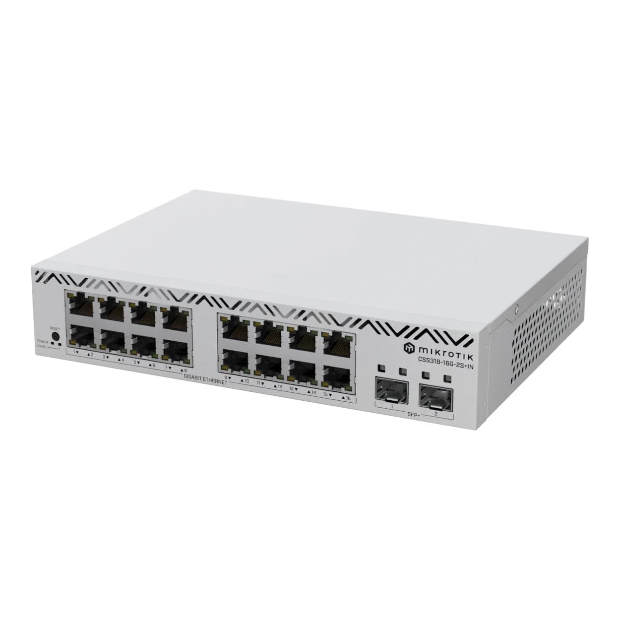 MikroTik CSS318-16G-2S+IN 16-port GbE SwOS Cloud Smart Switch with 2-port SFP+ - Image 2