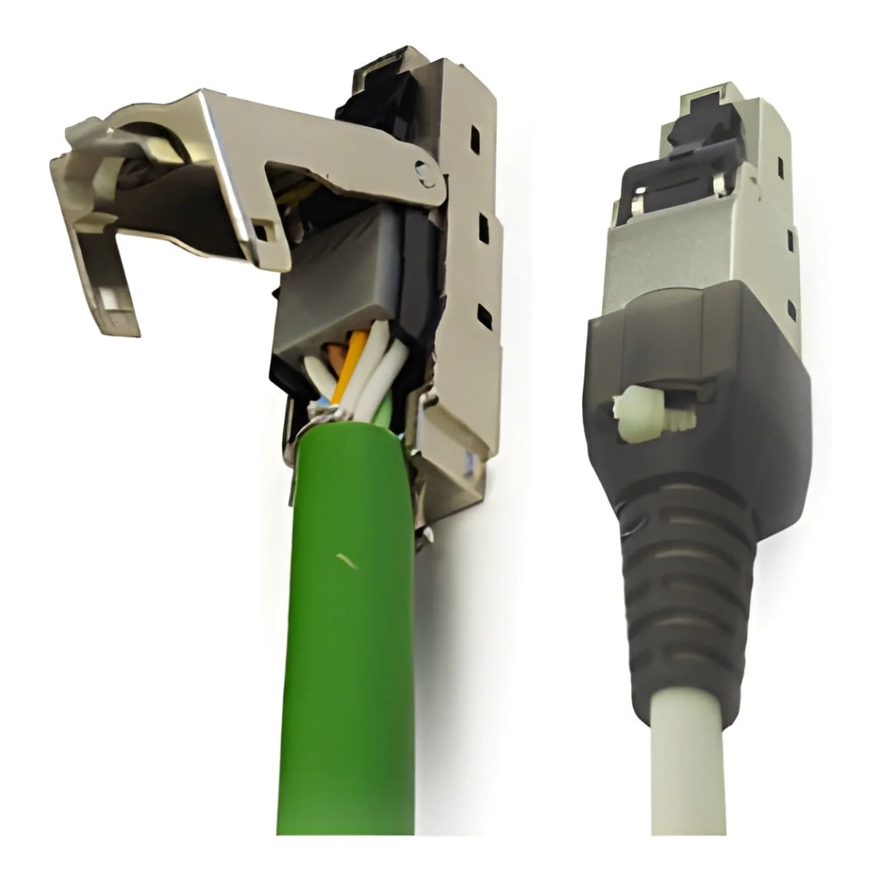 Molex Field Termination Plug Cat6A Right Angle KSP-00002 - Image 2