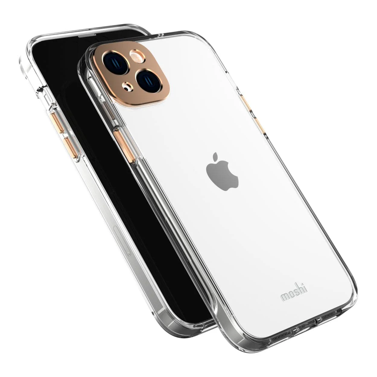 Moshi iGlaze Slim Hardshell Case for iPhone 14 Plus - Sunset Gold 99MO137222 - Image 4