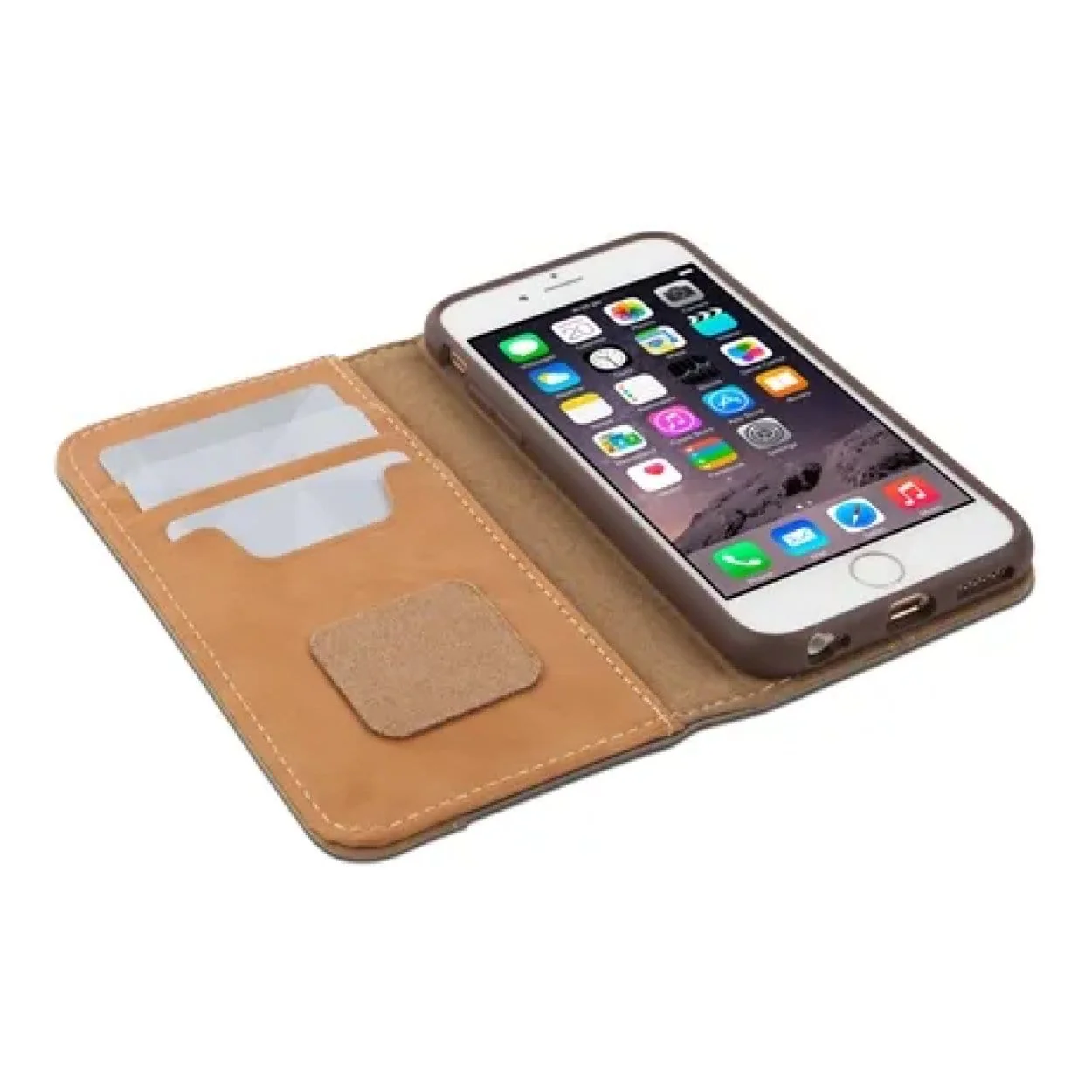 Moshi Overture Wallet Case with Stand for iPhone 6s - Brushed Titanium 99MO052241 - Image 2