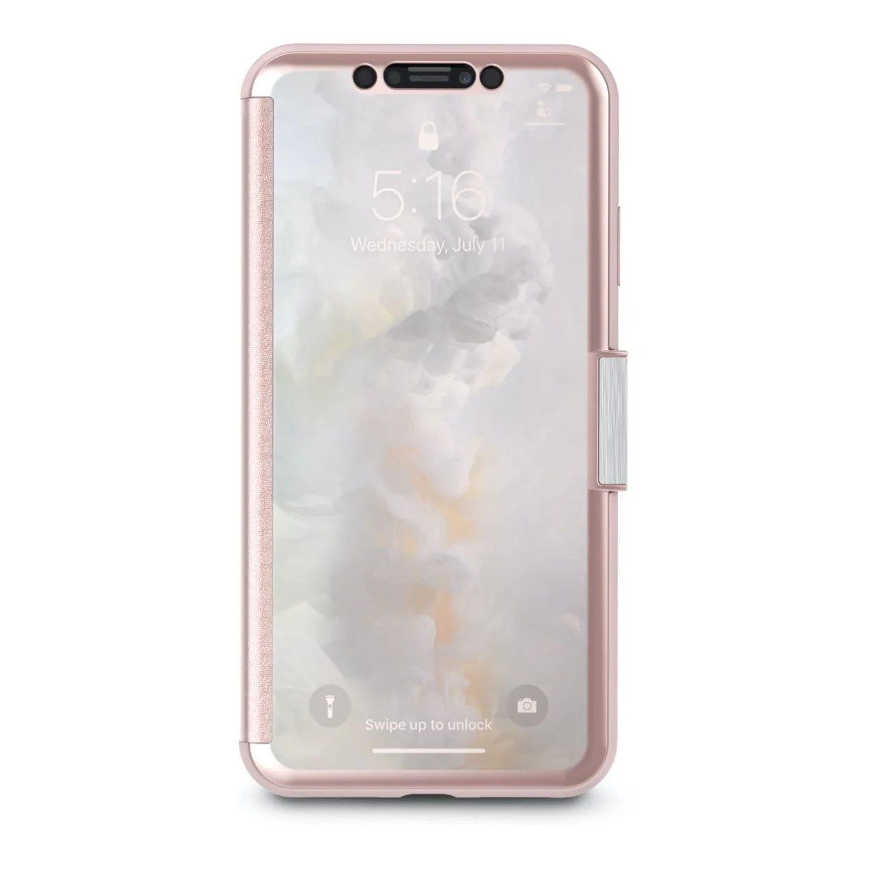 Moshi StealthCover Portfolio Case for iPhone XS Max - Champagne Pink 99MO102303 - Image 3