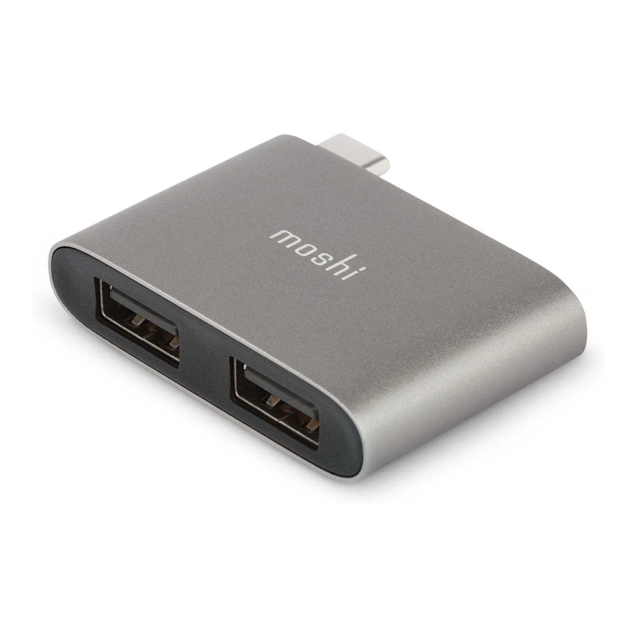 Moshi Type-C to Dual Type-A Hub Grey 99MO084214 - Image 2
