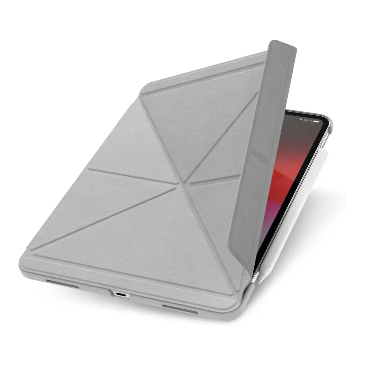 Moshi VersaCover 11-inch Tablet Folding Case for iPad Pro - Stone Grey 99MO056011 - Image 3