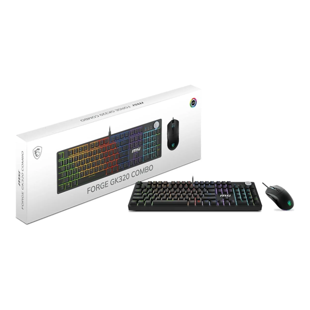 MSI Forge GK320 Keyboard and Mouse Combo Red Switches - Image 5