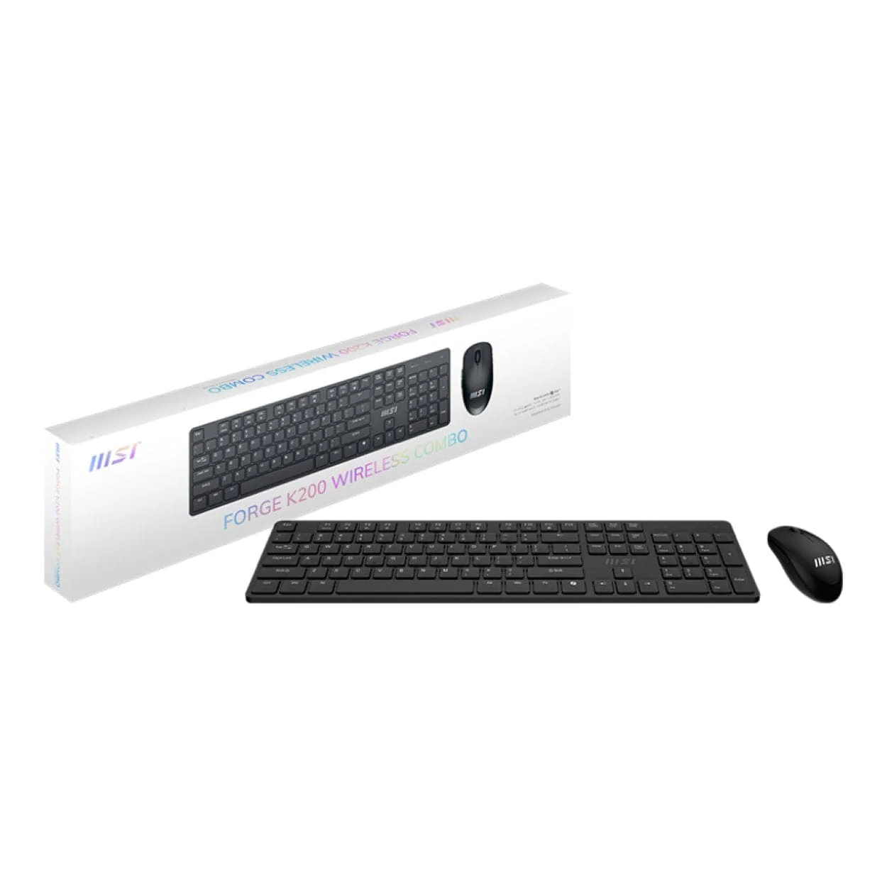 MSI Forge K200 Wireless Keyboard and Mouse Combo - Image 5