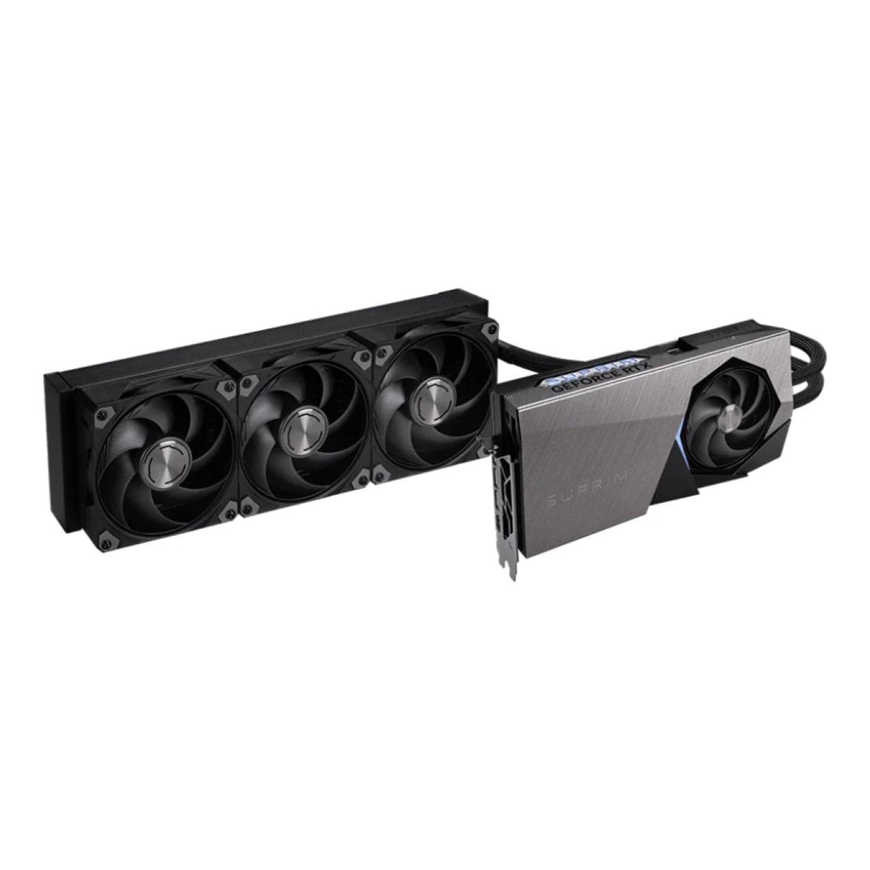 MSI GeForce RTX 5080 16G Suprim Liquid SOC 16GB GDDR7 Graphics Card - Image 3