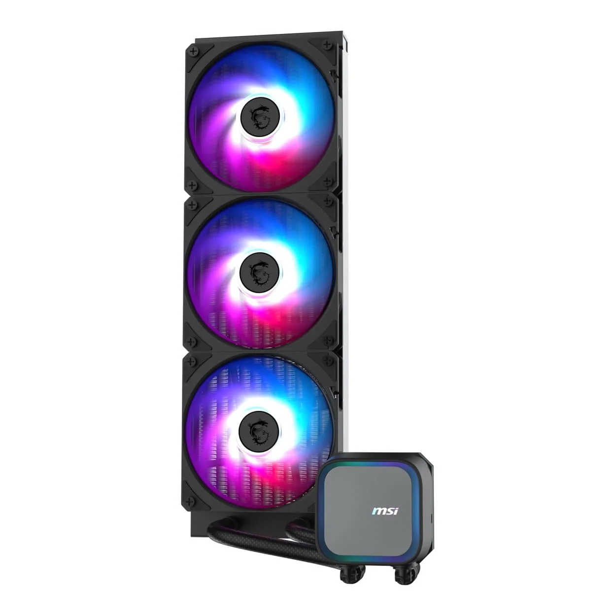 MSI MAG CoreLiquid A13 360 360mm ARGB All-In-One Liquid CPU Cooler Black - Image 3