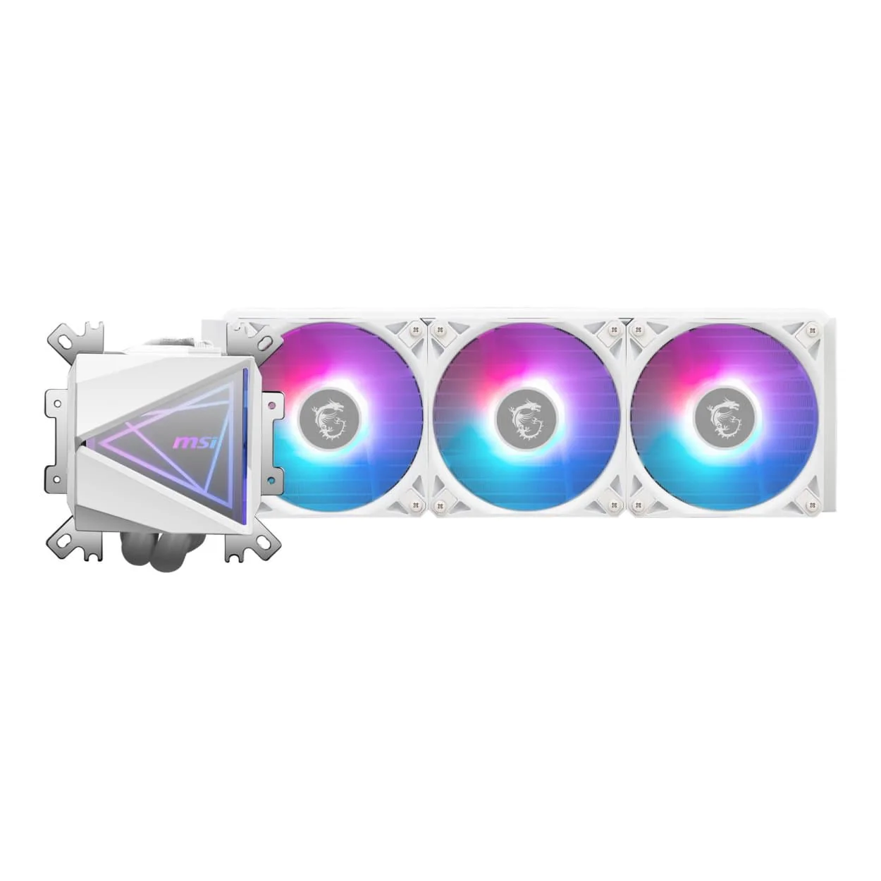 MSI MAG CoreLiquid I360 White 360mm ARGB All-In-One Liquid CPU Cooler White - Image 2