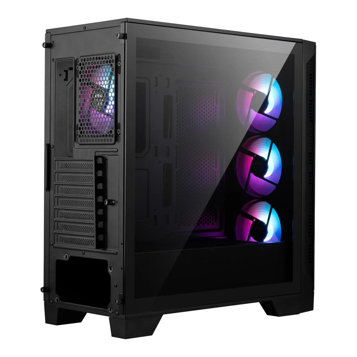 MSI MAG Forge 320R Airflow ATX Mid Tower Gaming PC Case Black - Image 4