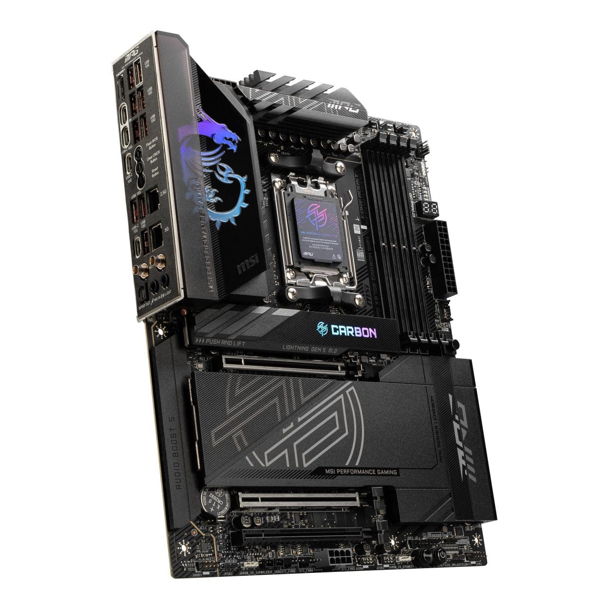 MSI MPG X870E Carbon Wi-Fi AMD Socket AM5 ATX Motherboard - Image 3