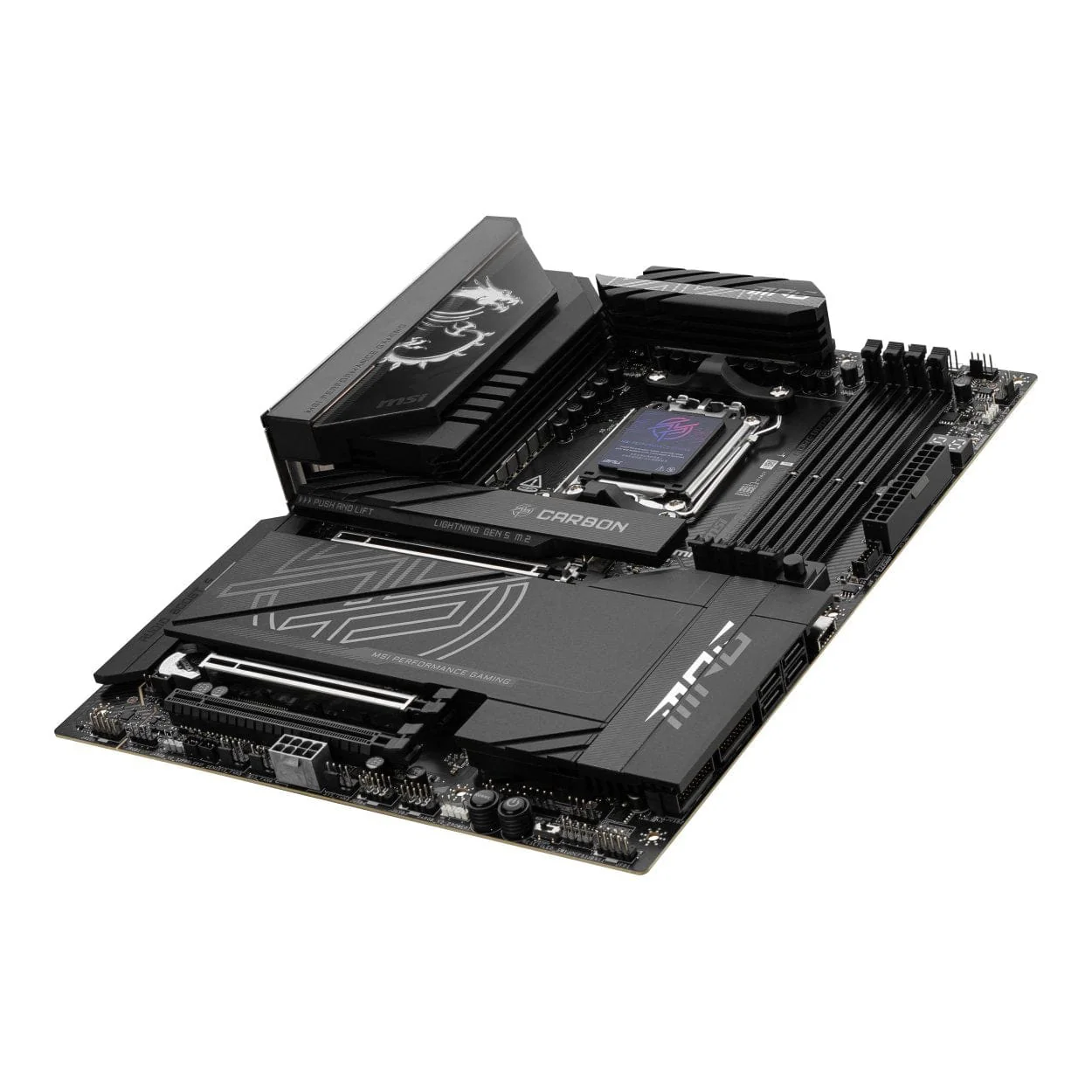 MSI MPG X870E Carbon Wi-Fi AMD Socket AM5 ATX Motherboard - Image 4