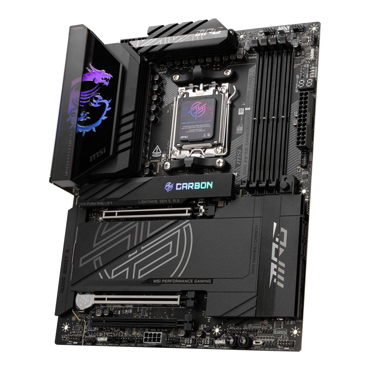MSI MPG X870E Carbon Wi-Fi AMD Socket AM5 ATX Motherboard - Image 5