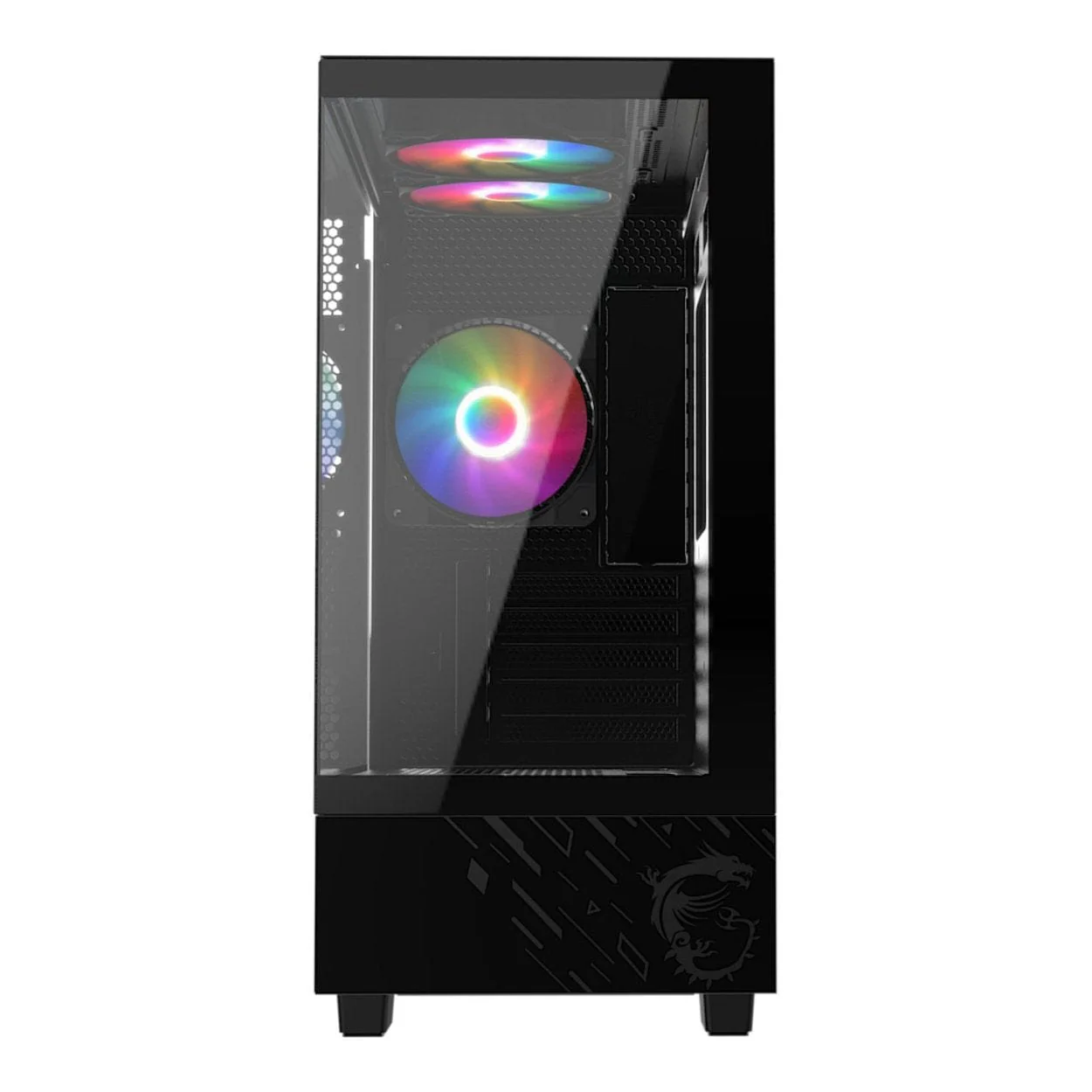 MSI PAG PANO M110A Micro-ATX Gaming PC Case Black - Image 2