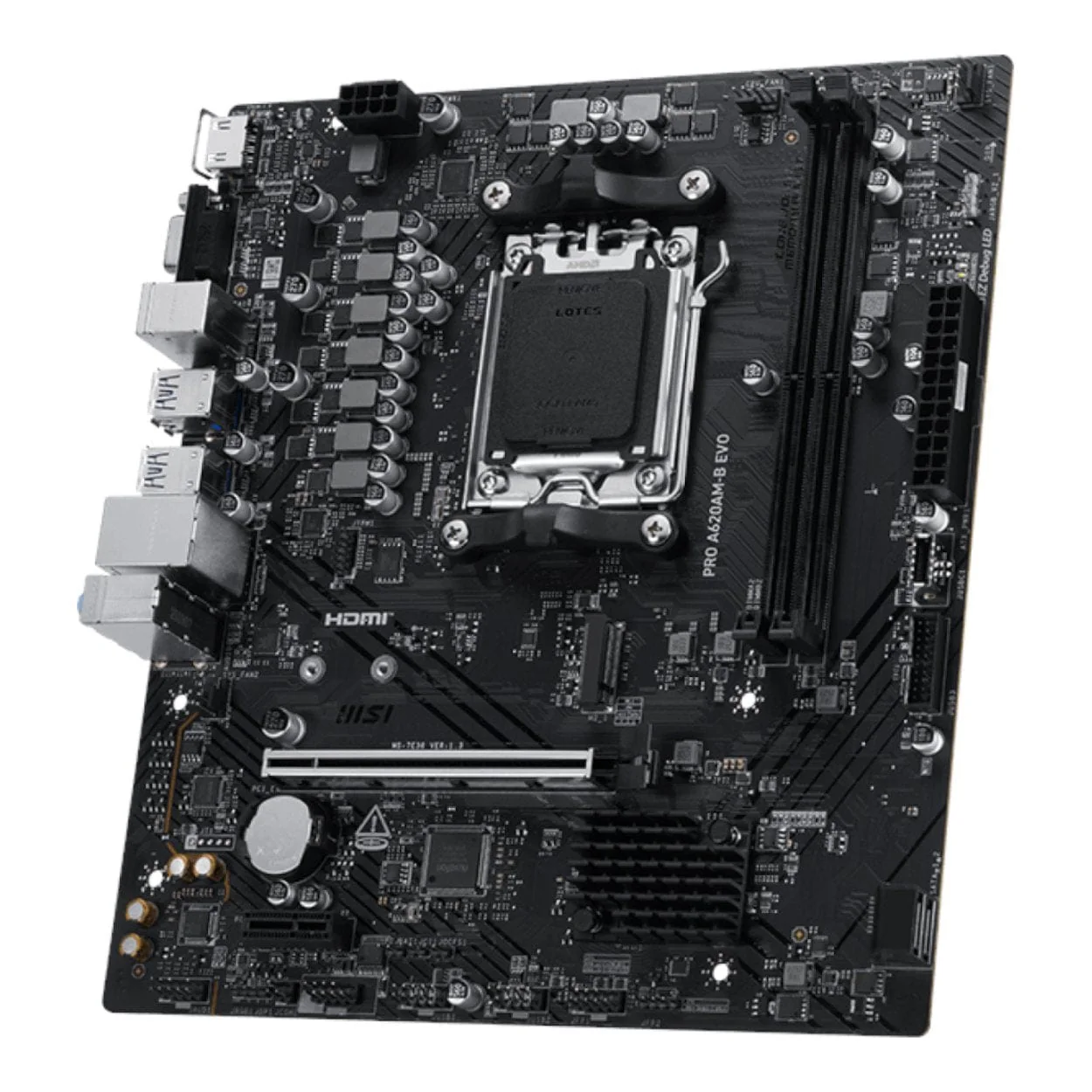 MSI PRO A620AM-B EVO AMD Socket AM5 micro-ATX Motherboard - Image 2