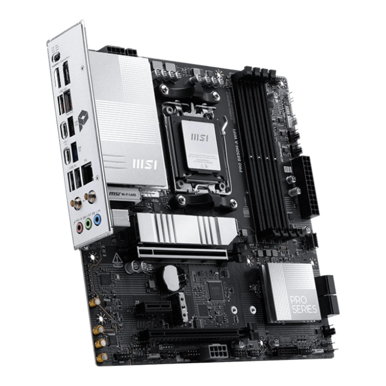 MSI Pro B850M-A Wi-Fi AMD Socket AM5 DDR5 M-ATX Motherboard - Image 4