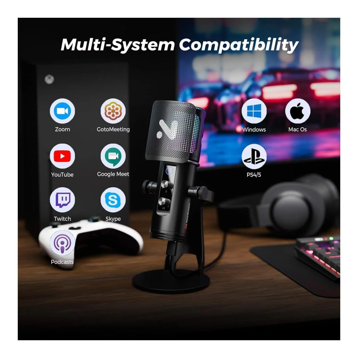 NearStream AM35U Cardioid USB Condenser Microphone - Image 7