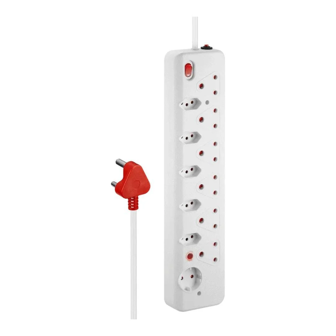 Nexon 0.5m 12-way Medium Surge Multiplug White NX-75012-05-WT