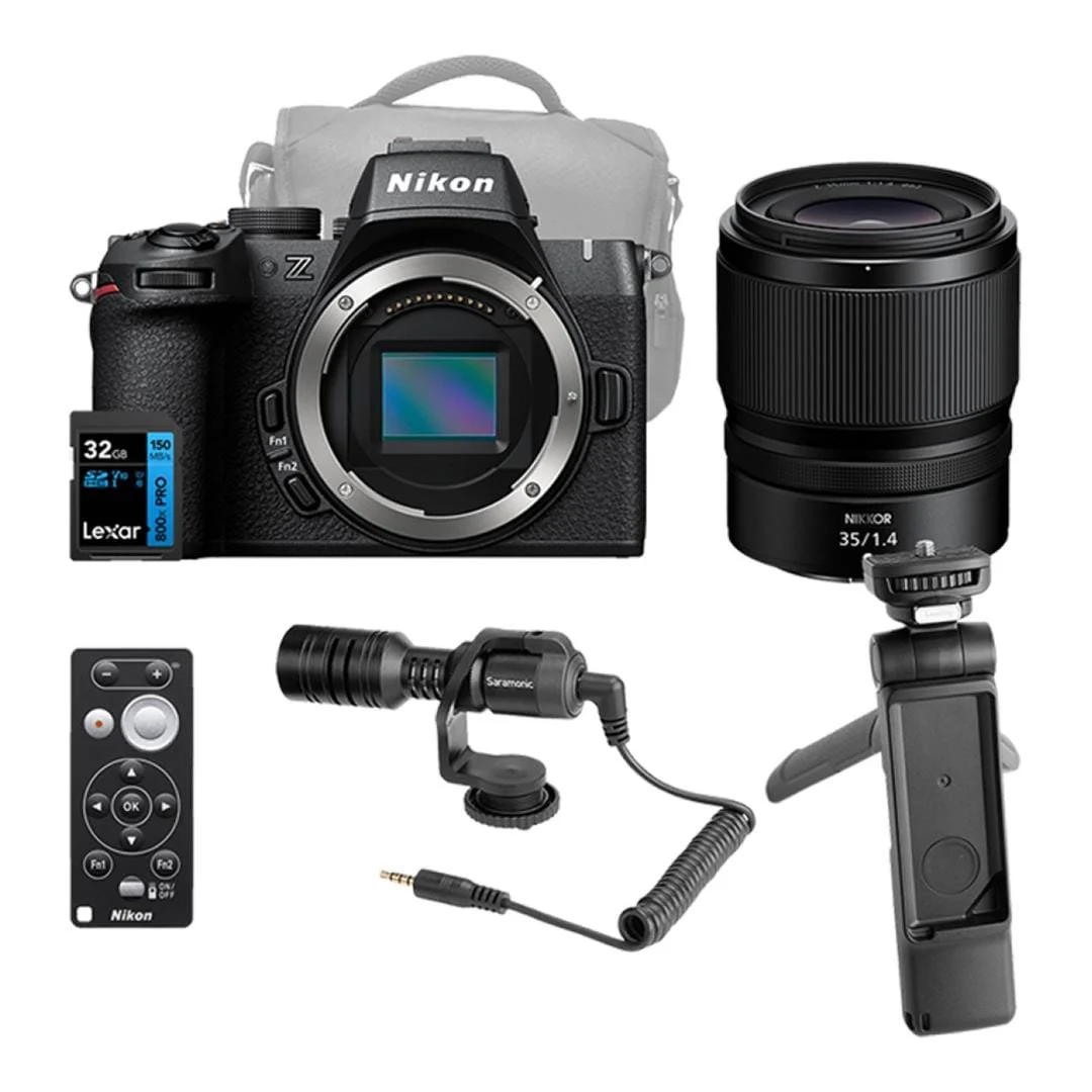 Nikon Z50 II 20.9MP Mirrorless Digital Camera Vlogging Kit NIILCZ50IIK005