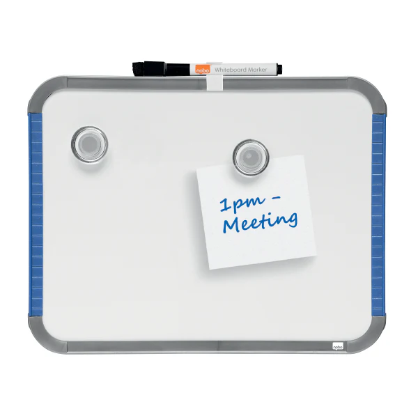 Nobo Mini Magnetic Whiteboard Slim Frame 220x280mm