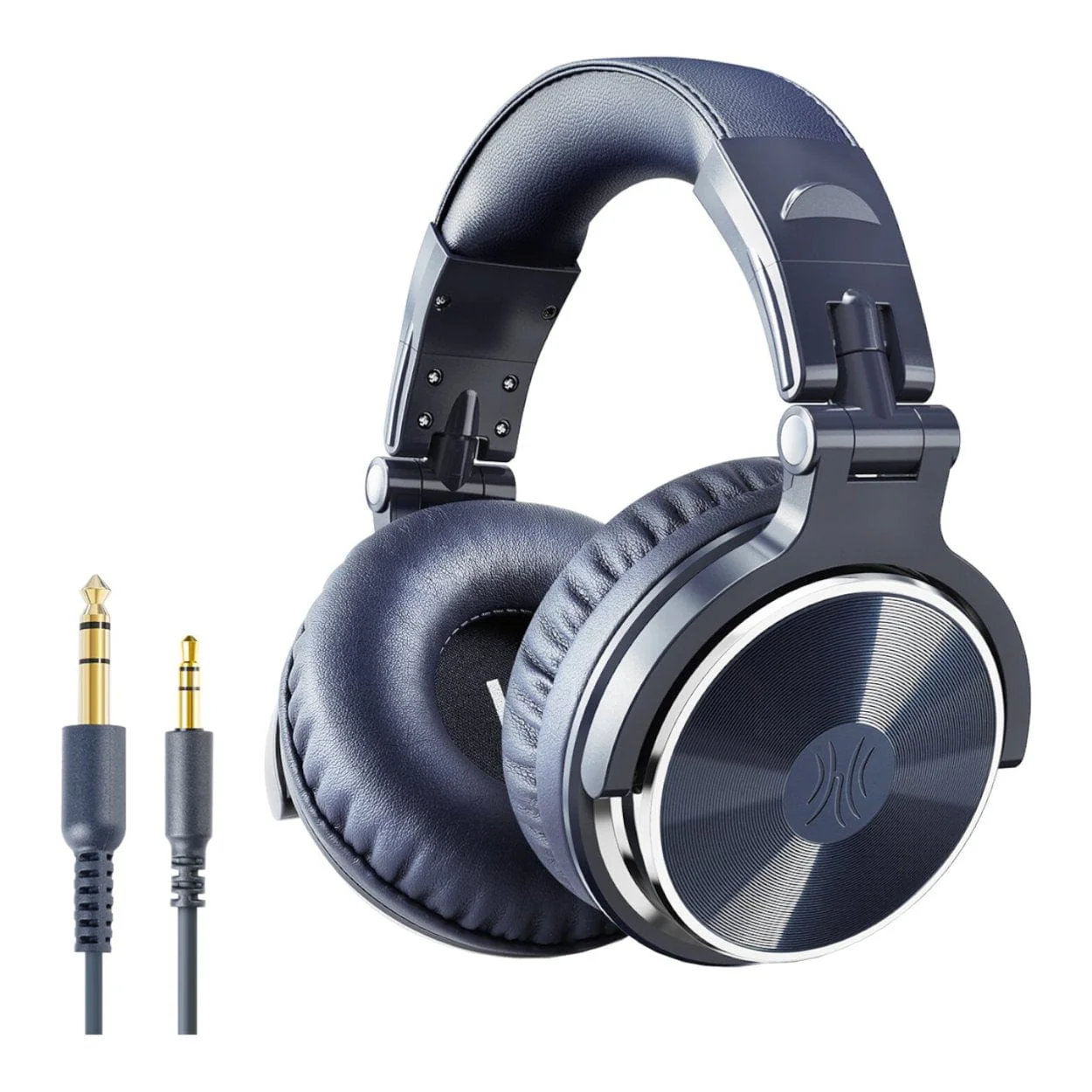 OneOdio Pro 10 Professional Wired Headphones Dark Blue - Image 2