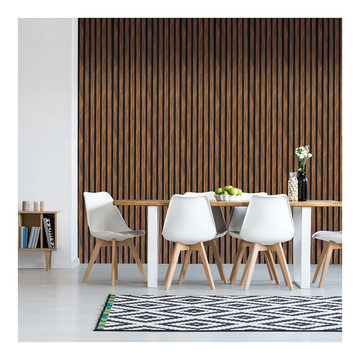 Parrot 600x2400mm Slatted Wall Panel Ebony AP0624EB - Image 4