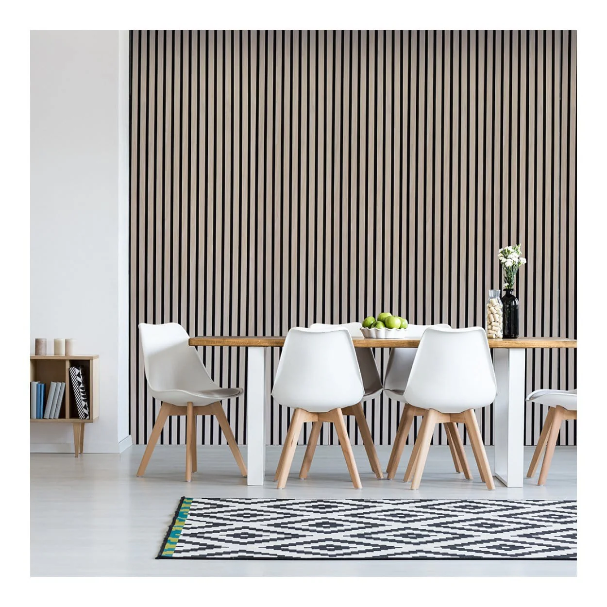 Parrot 600x2400mm Slatted Wall Panel Light Oak AP0624LO - Image 2