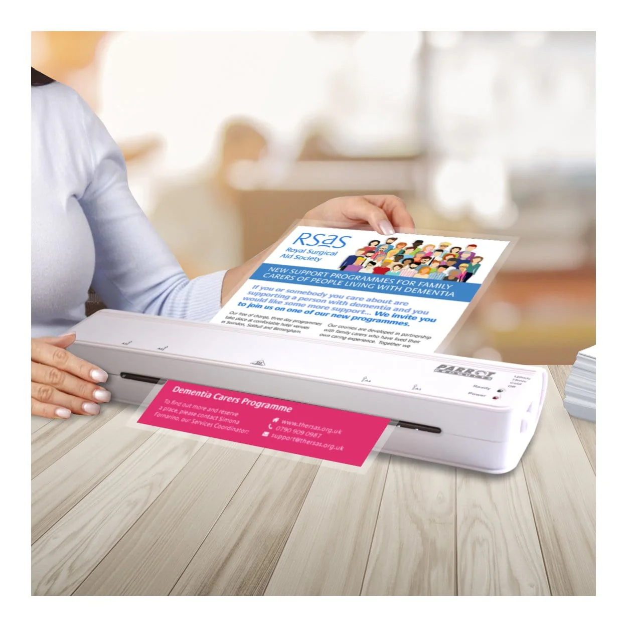 Parrot A4 Laminating Machine 2 Roller 320mm/min LF9040 - Image 9