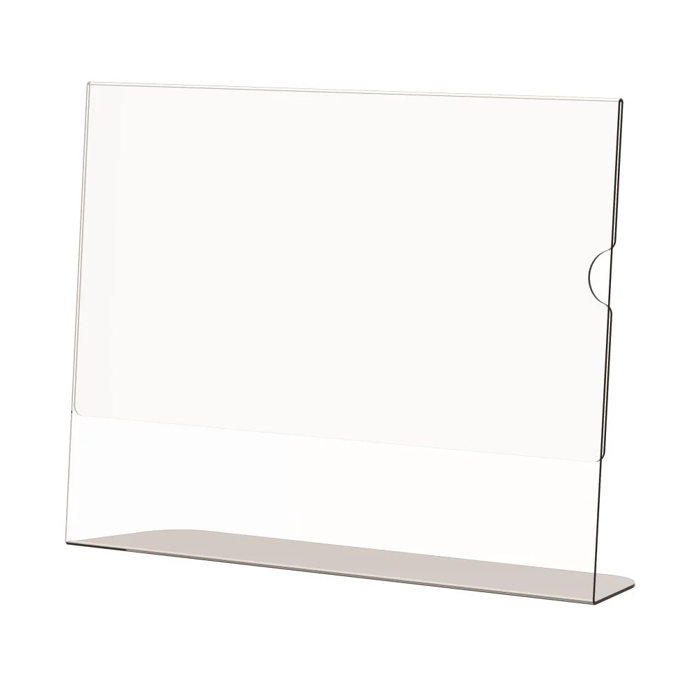 Parrot Acrylic Menu Holder Single Sided A4 Landscape 5-pack