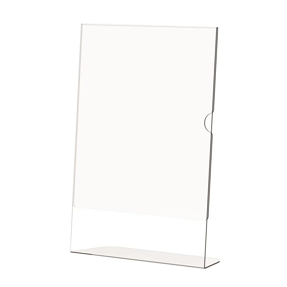 Parrot Acrylic Menu Holder Single Sided A6 Portrait 5-pack