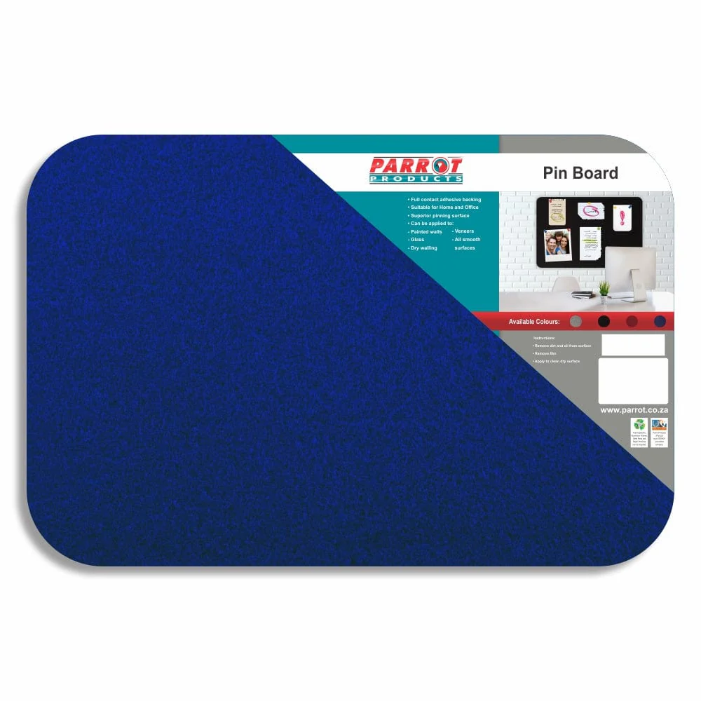 Parrot Adhesive Pin Board (No Frame - 600*450mm - Blue) - Image 2